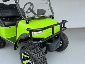 Lime Green Evolution Forester Lithium Electric Golf Cart 05
